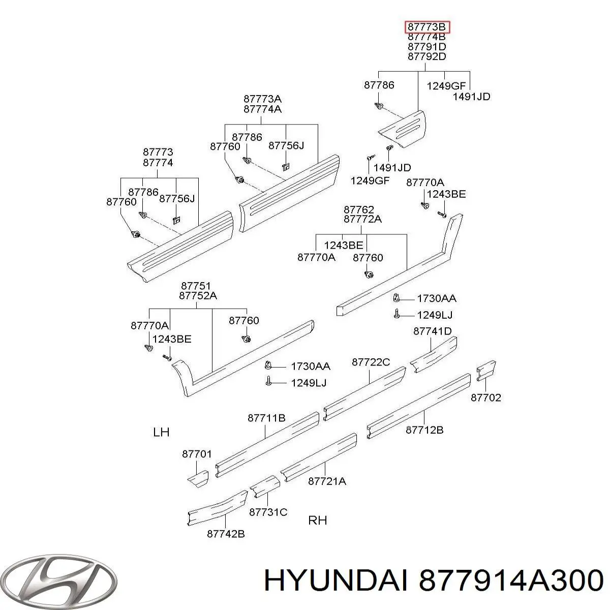  Hyundai/Kia 877914A300 preço, a partir de 54,48 USD