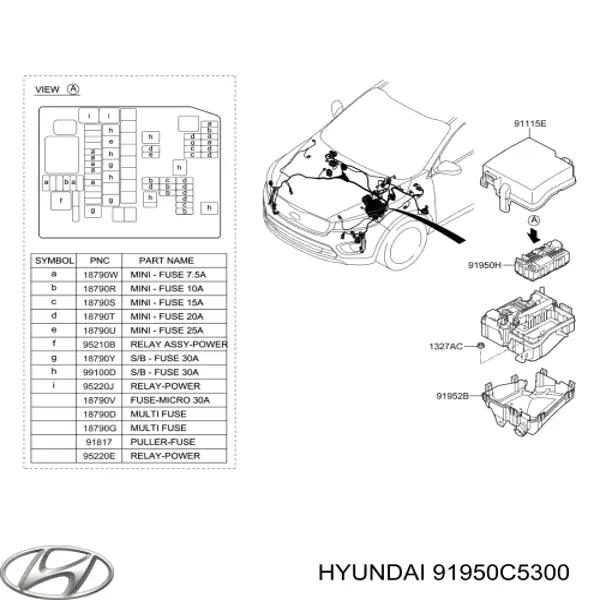 91950C5300 Hyundai/Kia 