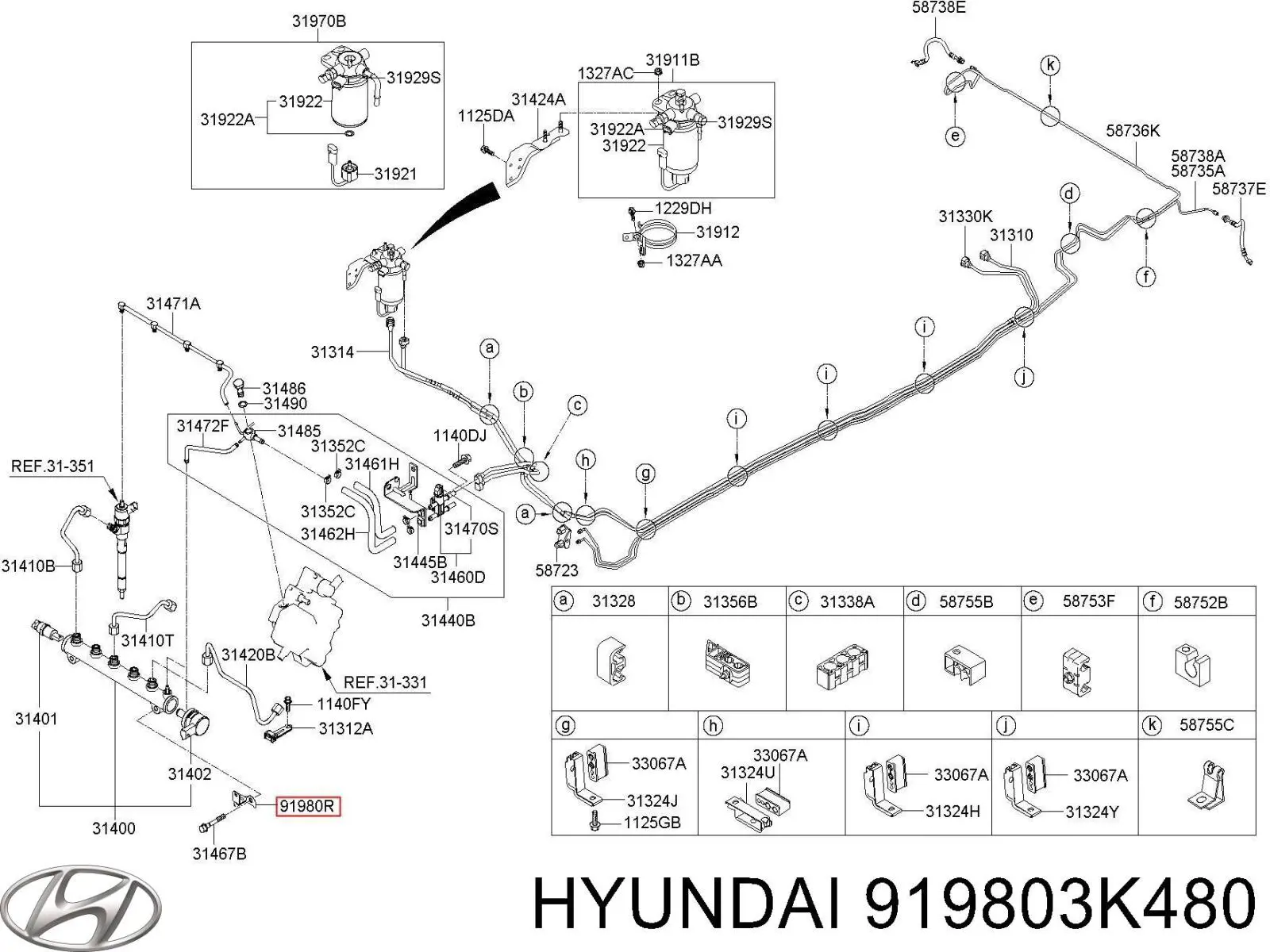 919803K480 Hyundai/Kia 