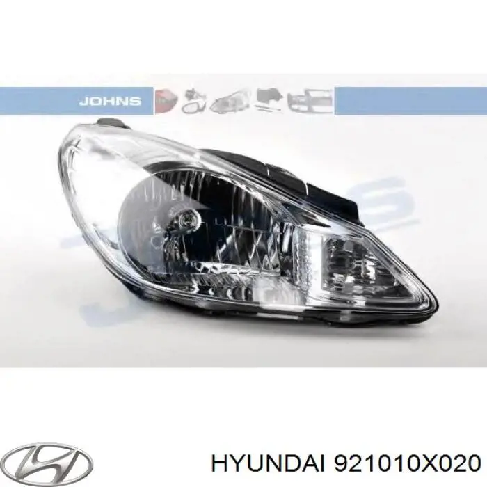 Luz esquerda Hyundai/Kia 921010X020 preço, a partir de 183,88 USD