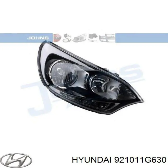 Luz esquerda Hyundai/Kia 921011G630 preço, a partir de 209,28 USD