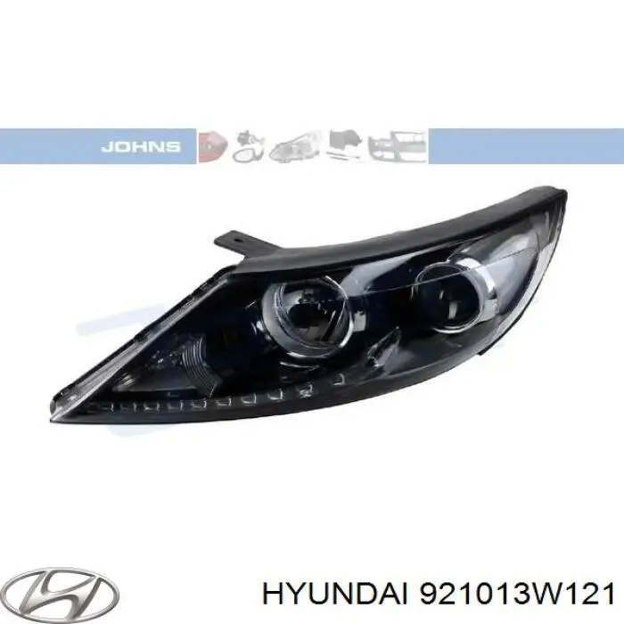 Luz esquerda Hyundai/Kia 921013W121 preço, a partir de 405,08 USD