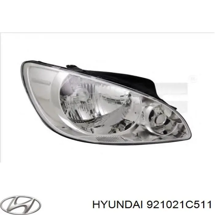 Luz direita Hyundai/Kia 921021C511 preço, a partir de 124,02 USD