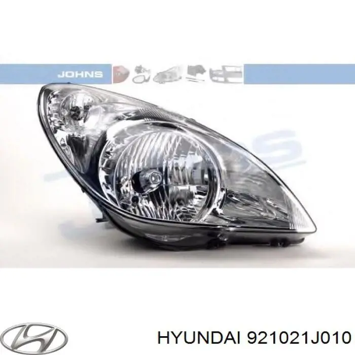 Luz direita Hyundai/Kia 921021J010 preço, a partir de 182,76 USD