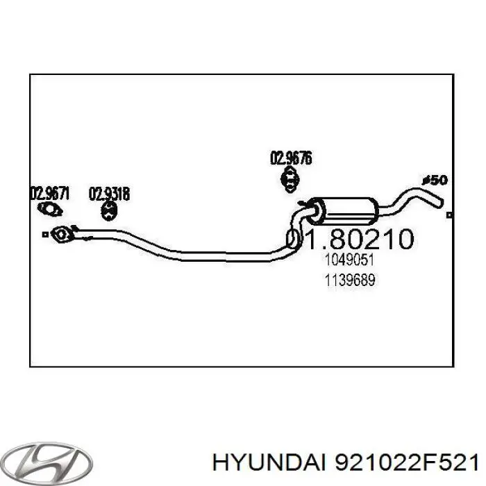 Compre 921022F521 Hyundai/Kia Luz direita