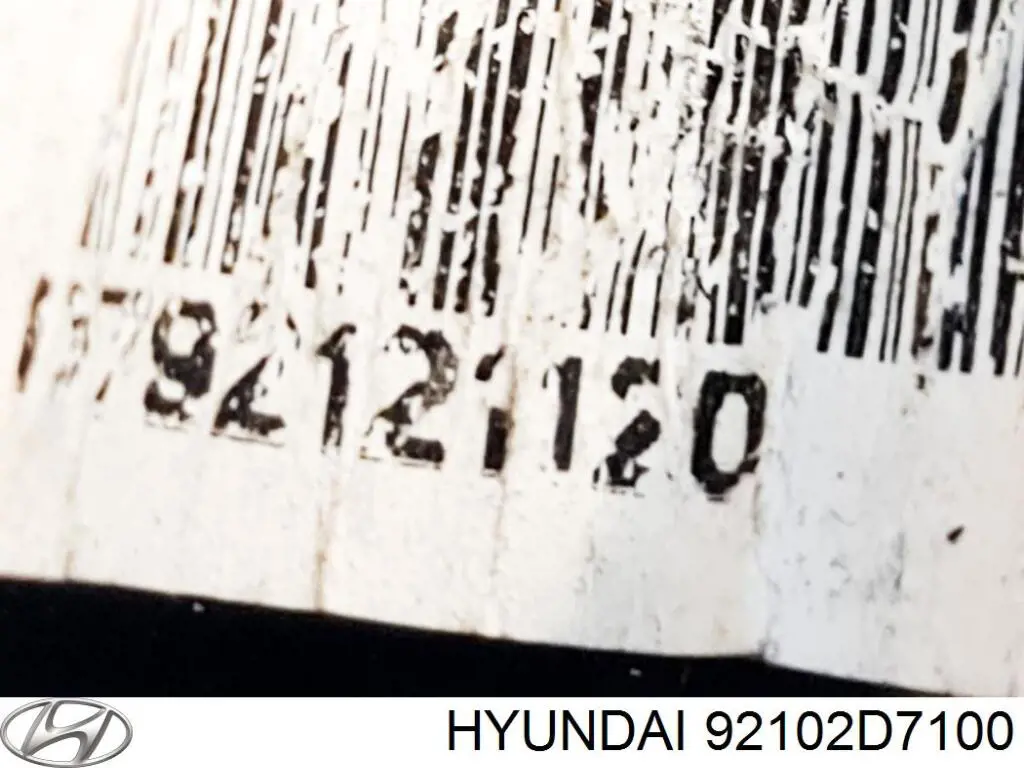 92102D7100 Hyundai/Kia Luz direita