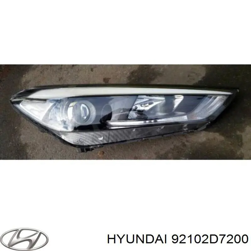 92102D7200 Hyundai/Kia Luz direita