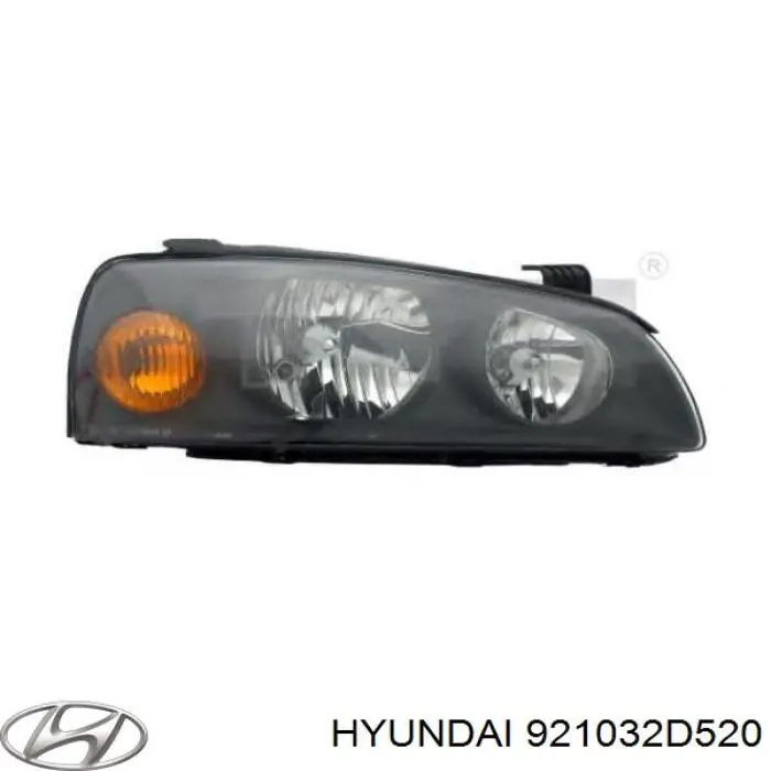 Luz esquerda Hyundai/Kia 921032D520 preço, a partir de 91,94 USD