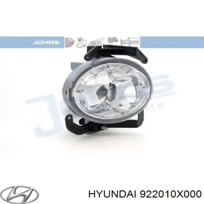 Luzes de nevoeiro esquerdas Hyundai/Kia 922010X000