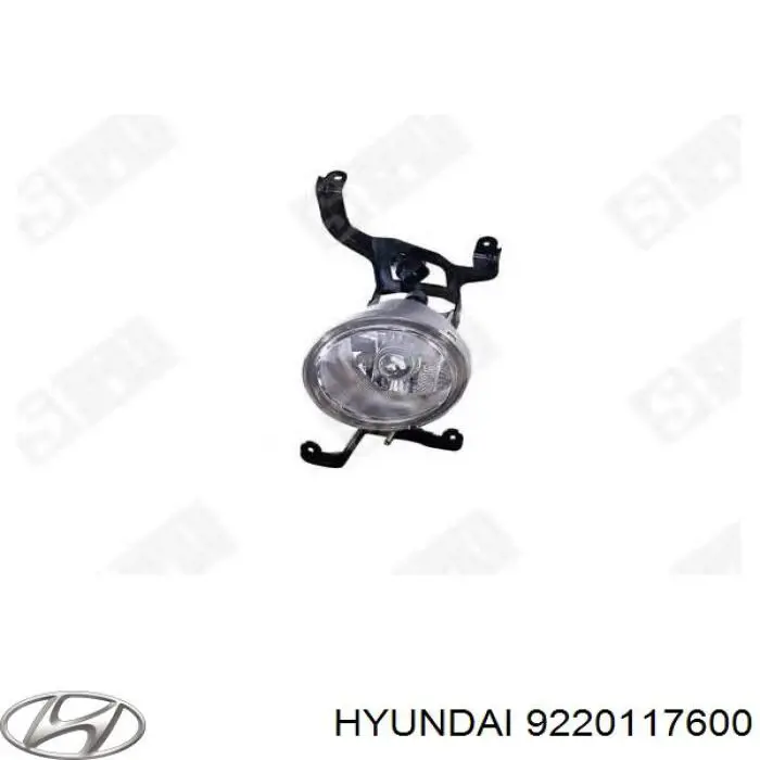 Compre 9220117600 Hyundai/Kia Luzes de nevoeiro esquerdas