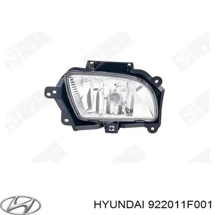 922011F001 Hyundai/Kia Luzes de nevoeiro esquerdas