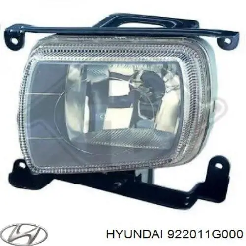 922011G000 Hyundai/Kia Luzes de nevoeiro esquerdas