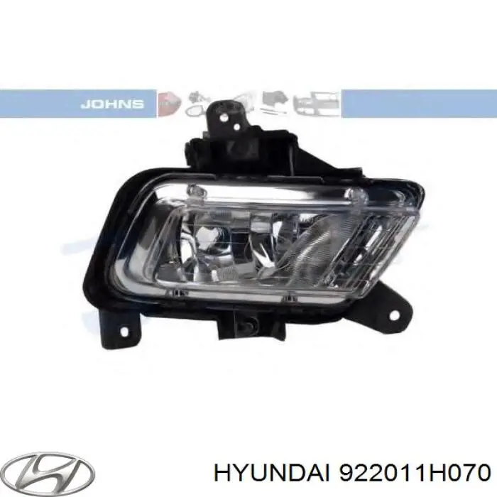 Compre 922011H070 Hyundai/Kia Luzes de nevoeiro esquerdas