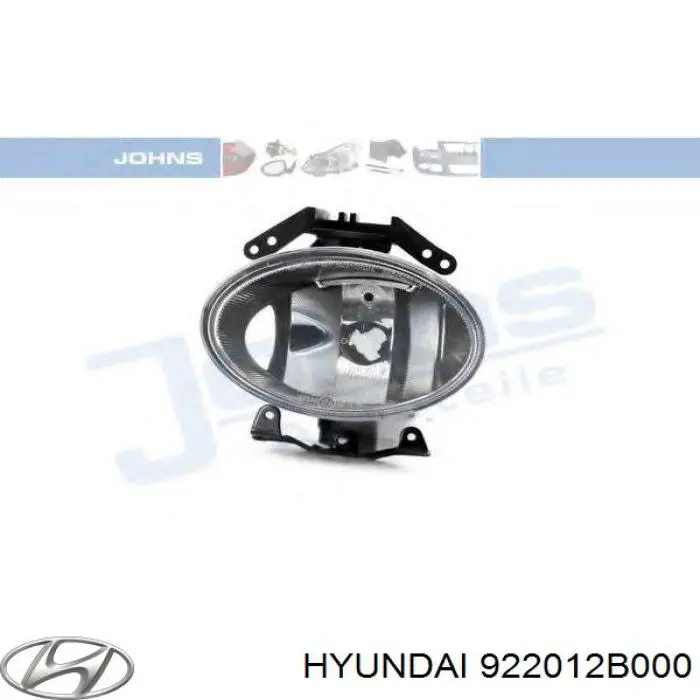Luzes de nevoeiro esquerdas Hyundai/Kia 922012B000 preço, a partir de 52,78 USD