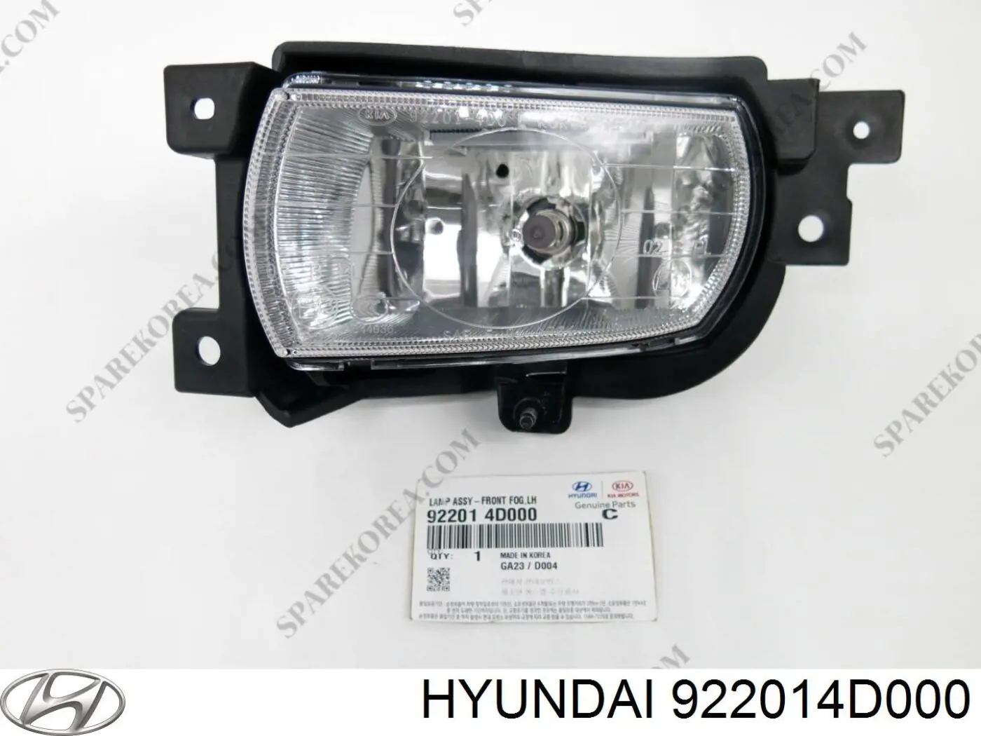 922014D000 Hyundai/Kia Luzes de nevoeiro esquerdas