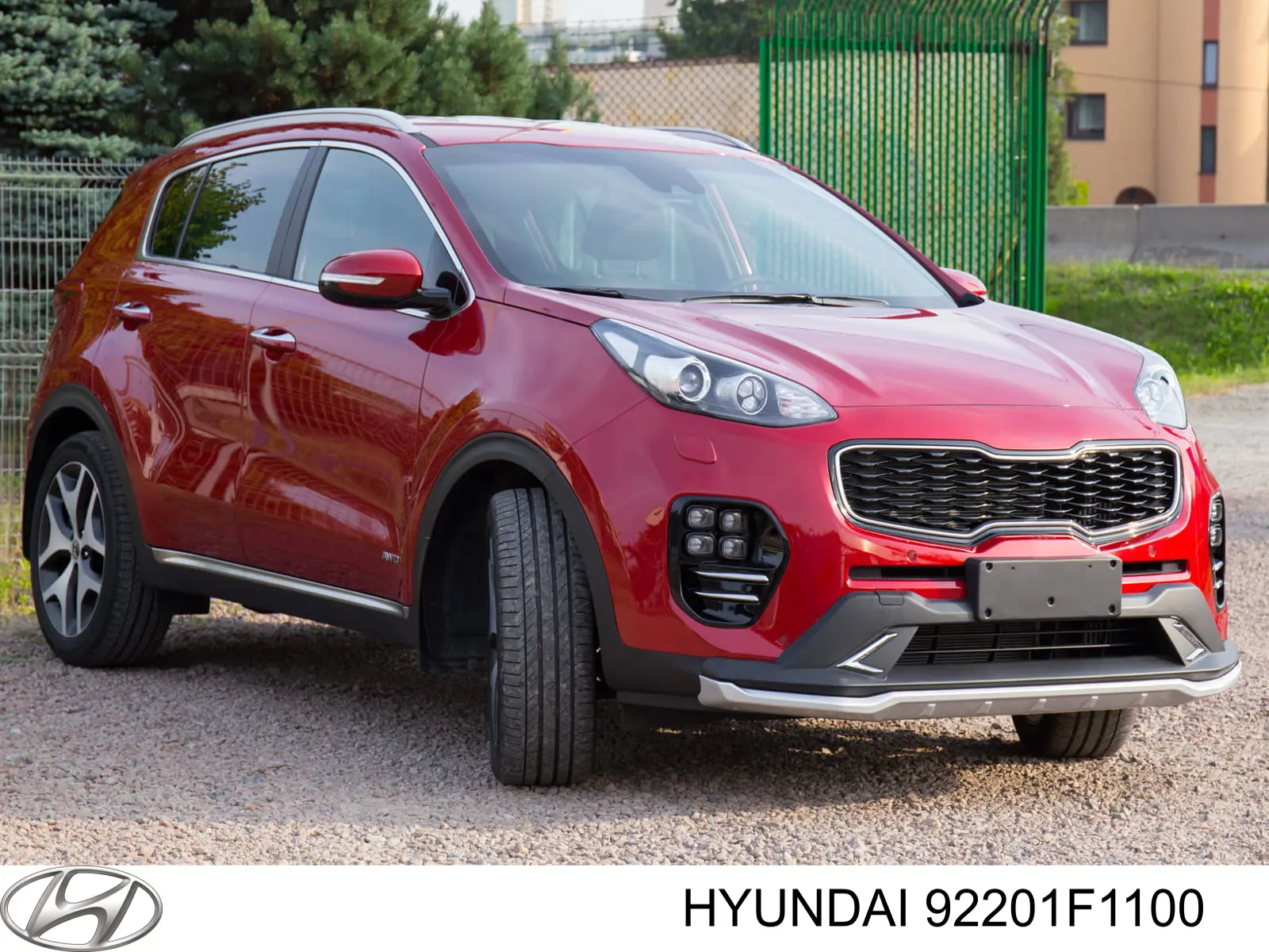 Luzes de nevoeiro esquerdas 92201F1100 Hyundai/Kia
