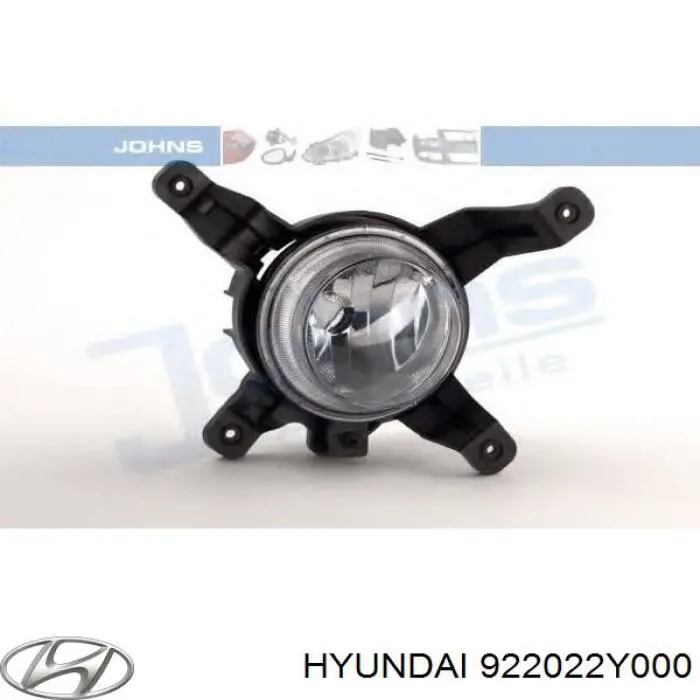 Compre 922022Y000 Hyundai/Kia Luzes de nevoeiro direitas
