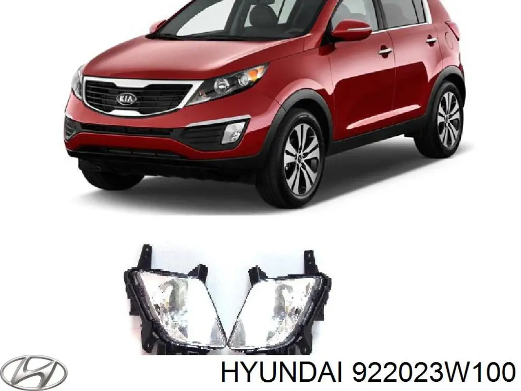 Luzes de nevoeiro direitas Hyundai/Kia 922023W100 preço, a partir de 95,95 USD