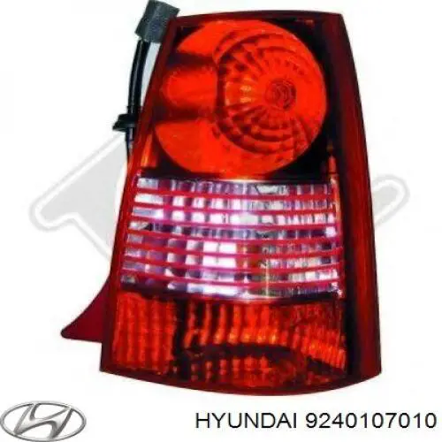 9240107010 Hyundai/Kia Lanterna traseira esquerda