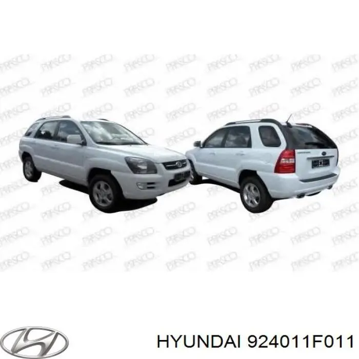Compre 924011F011 Hyundai/Kia Lanterna traseira esquerda