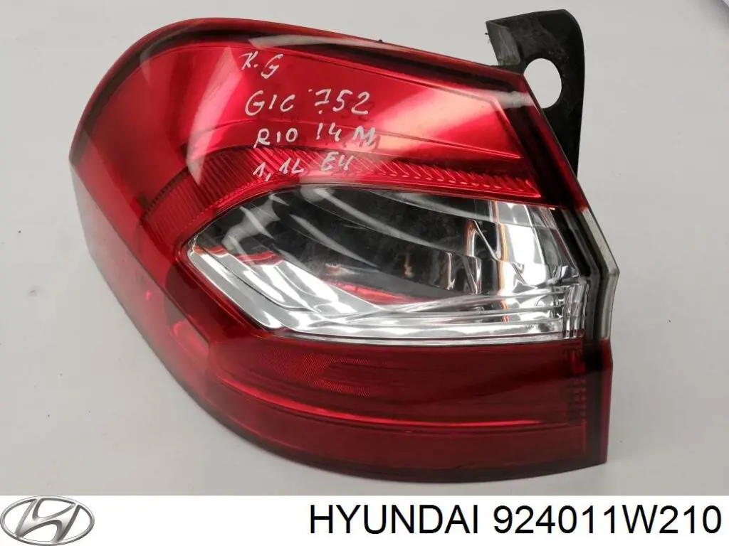 Lanterna traseira esquerda externa Hyundai/Kia 924011W210 preço, a partir de 98,75 USD