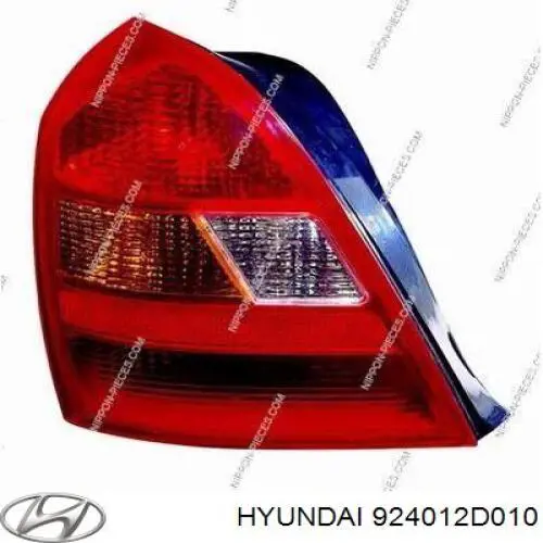 924012D010 Hyundai/Kia Lanterna traseira esquerda
