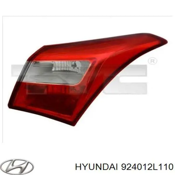 924012L110 Hyundai/Kia Lanterna traseira esquerda