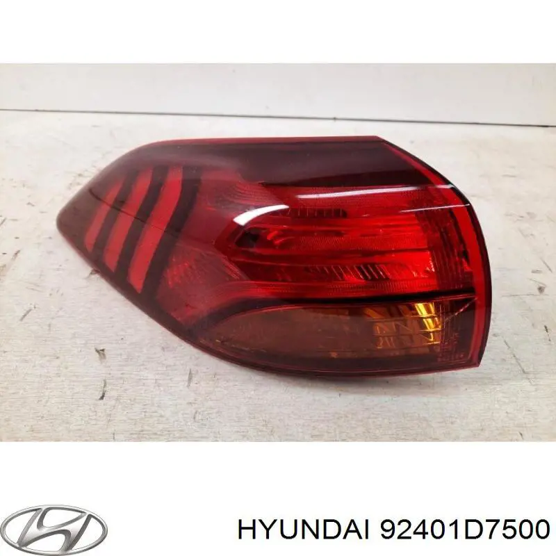 92401D7500 Hyundai/Kia Lanterna traseira esquerda externa