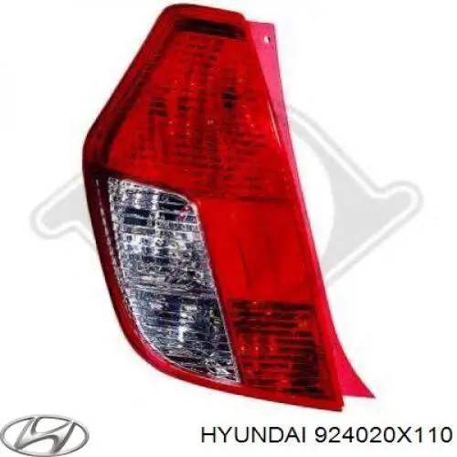 Compre 924020X110 Hyundai/Kia Lanterna traseira direita