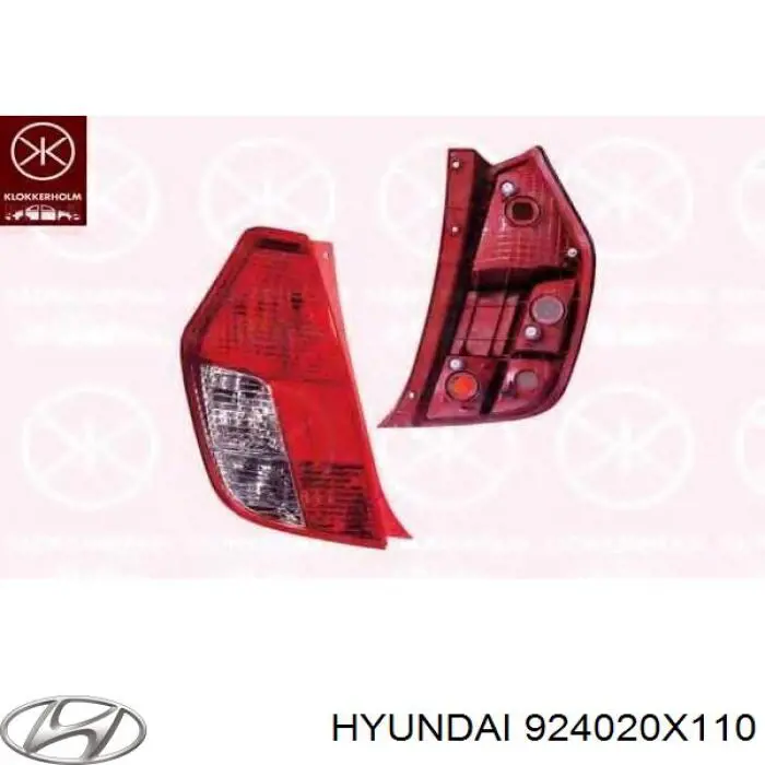 Lanterna traseira direita Hyundai/Kia 924020X110 preço, a partir de 106,62 USD