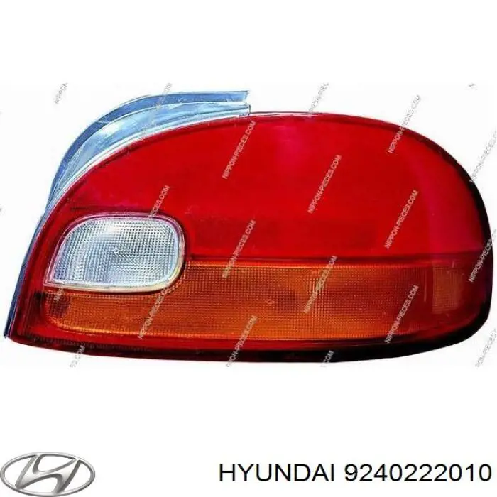 Lanterna traseira direita para Hyundai Accent I 