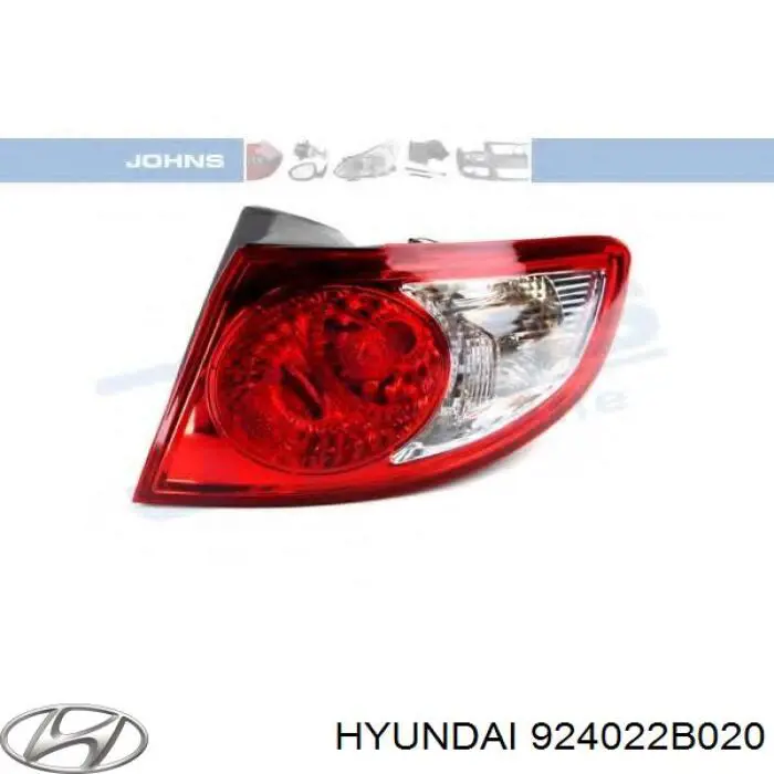 Lanterna traseira direita externa Hyundai/Kia 924022B020 preço, a partir de 63,31 USD