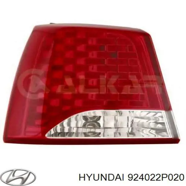Lanterna traseira direita externa Hyundai/Kia 924022P020 preço, a partir de 135,57 USD