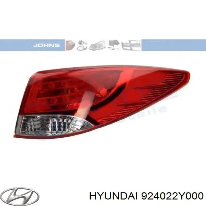 Lanterna traseira direita externa Hyundai/Kia 924022Y000 preço, a partir de 141,31 USD