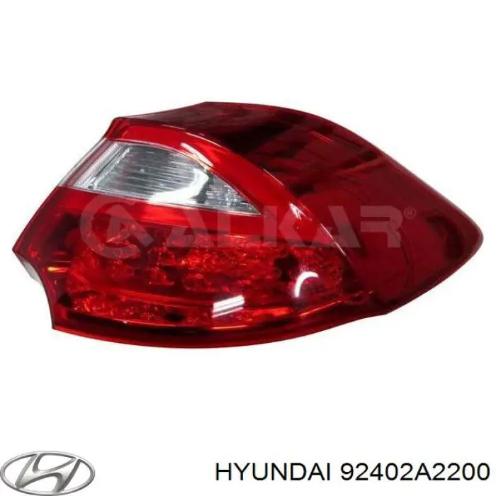 92402A2200 Hyundai/Kia Lanterna traseira direita externa