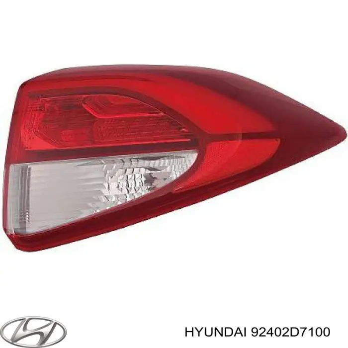 92402D7100 Hyundai/Kia Lanterna traseira direita externa