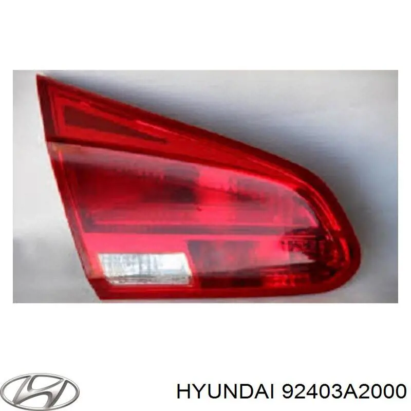 Lanterna traseira esquerda interna Hyundai/Kia 92403A2000 preço, a partir de 76,62 USD