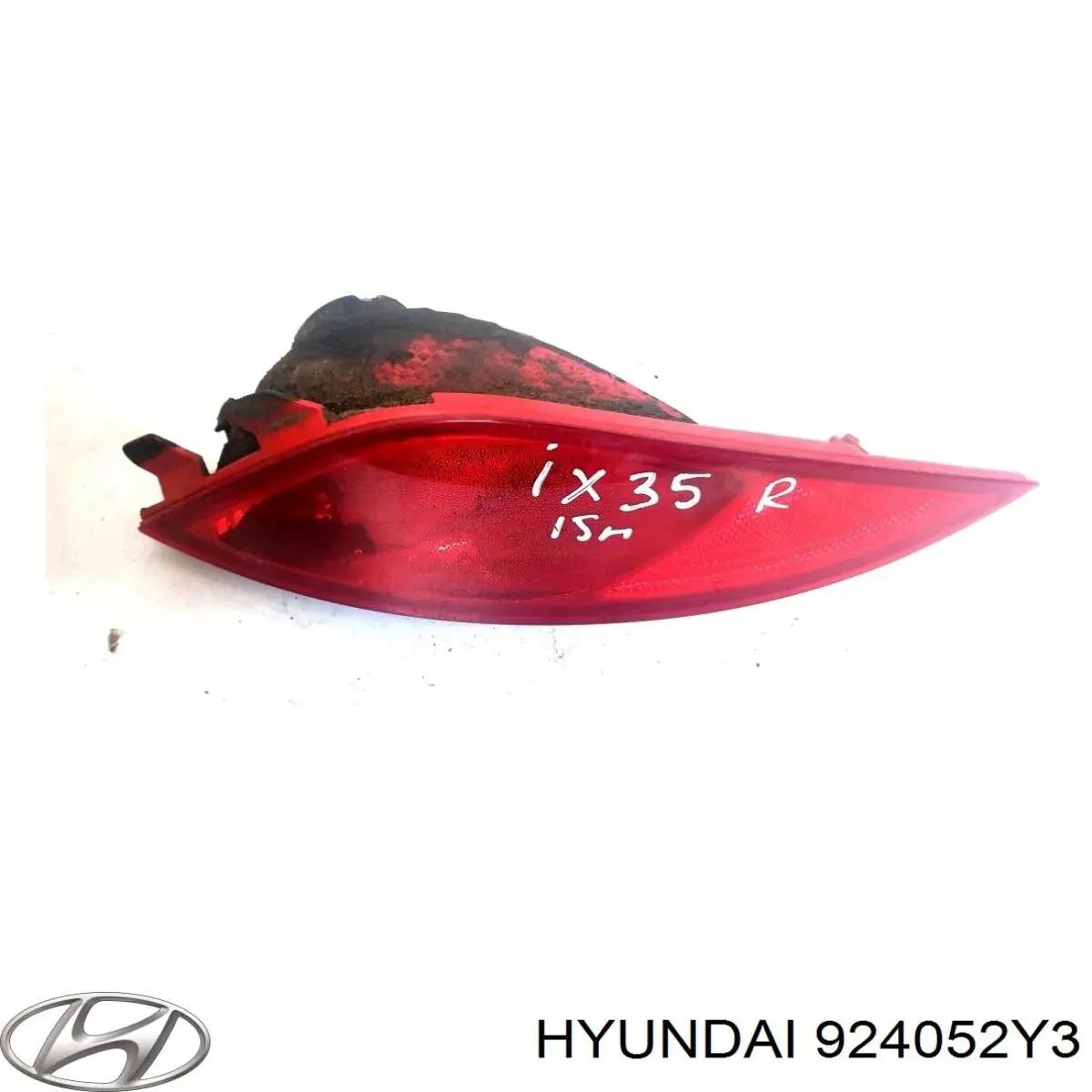 924052Y3 Hyundai/Kia Lanterna de nevoeiro traseira esquerda