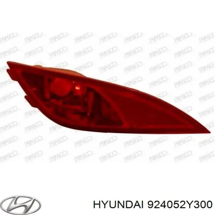 Compre 924052Y300 Hyundai/Kia Lanterna de nevoeiro traseira esquerda