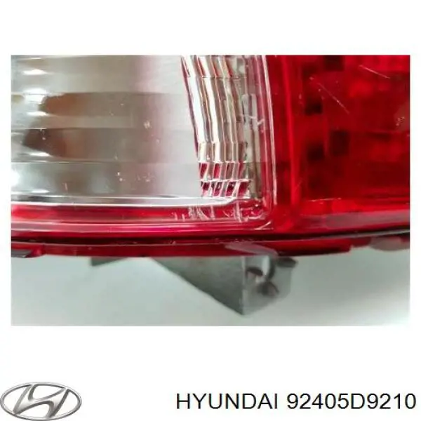 92405D9210 Hyundai/Kia Lanterna de nevoeiro traseira esquerda