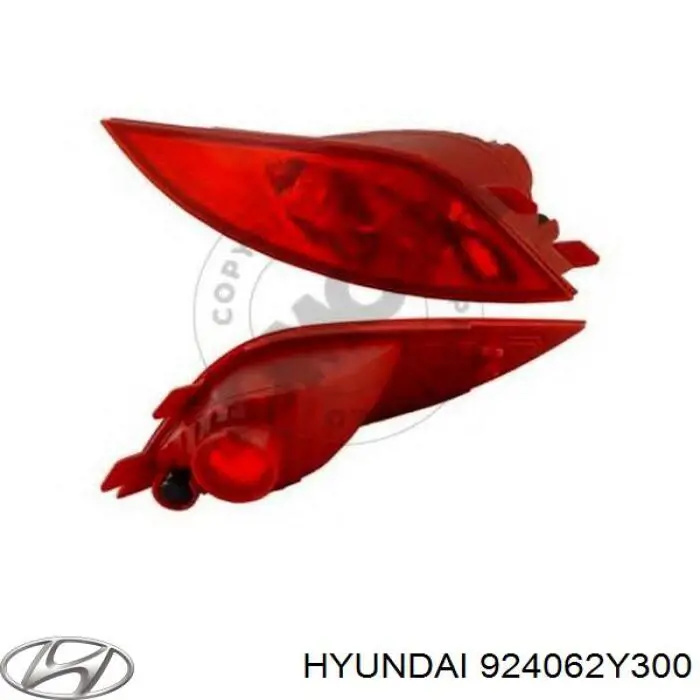 Compre 924062Y300 Hyundai/Kia Lanterna de nevoeiro traseira direita