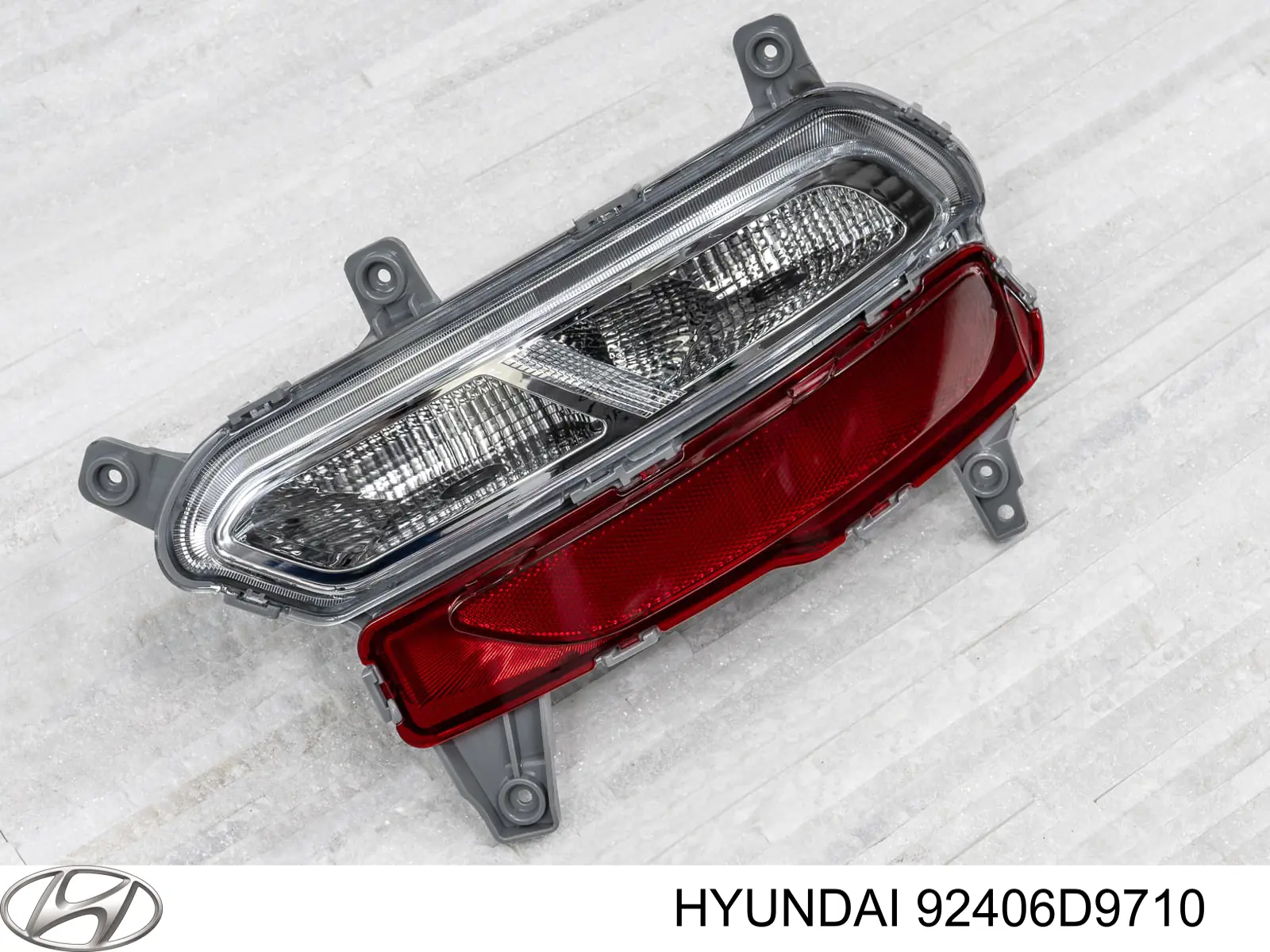 92406D9710 Hyundai/Kia Lanterna de nevoeiro traseira direita
