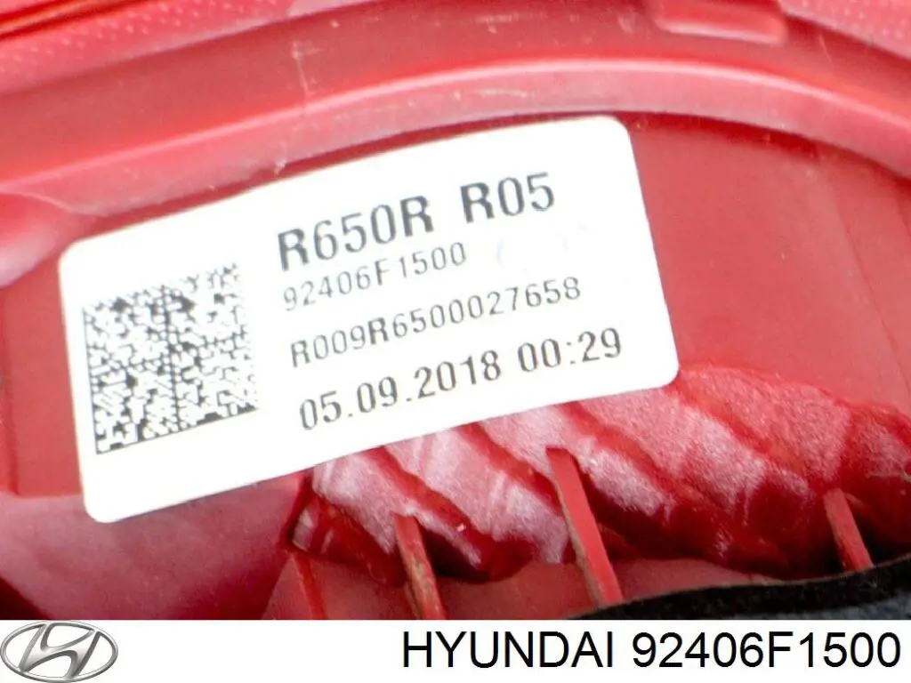 92406F1500 Hyundai/Kia Lanterna traseira direita interna