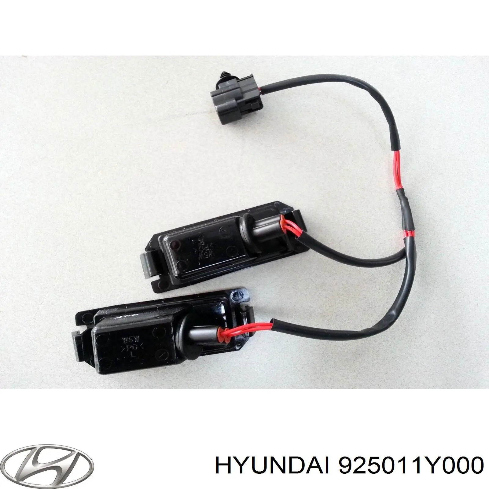 Lanterna da luz de fundo de matrícula traseira KIA Picanto II TA
