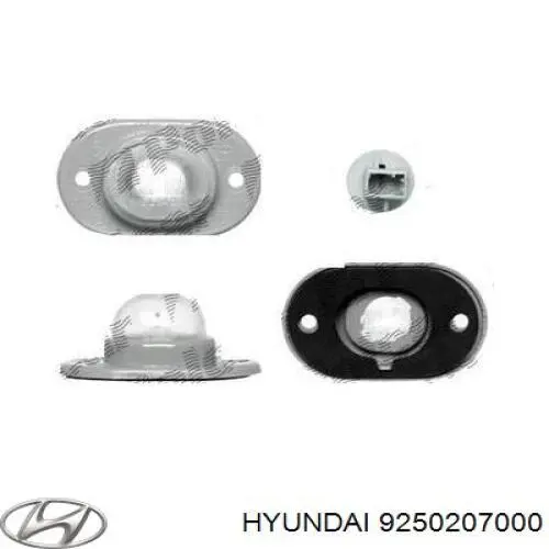 Lanterna da luz de fundo de matrícula traseira Hyundai/Kia 9250207000 preço, a partir de 44,71 USD