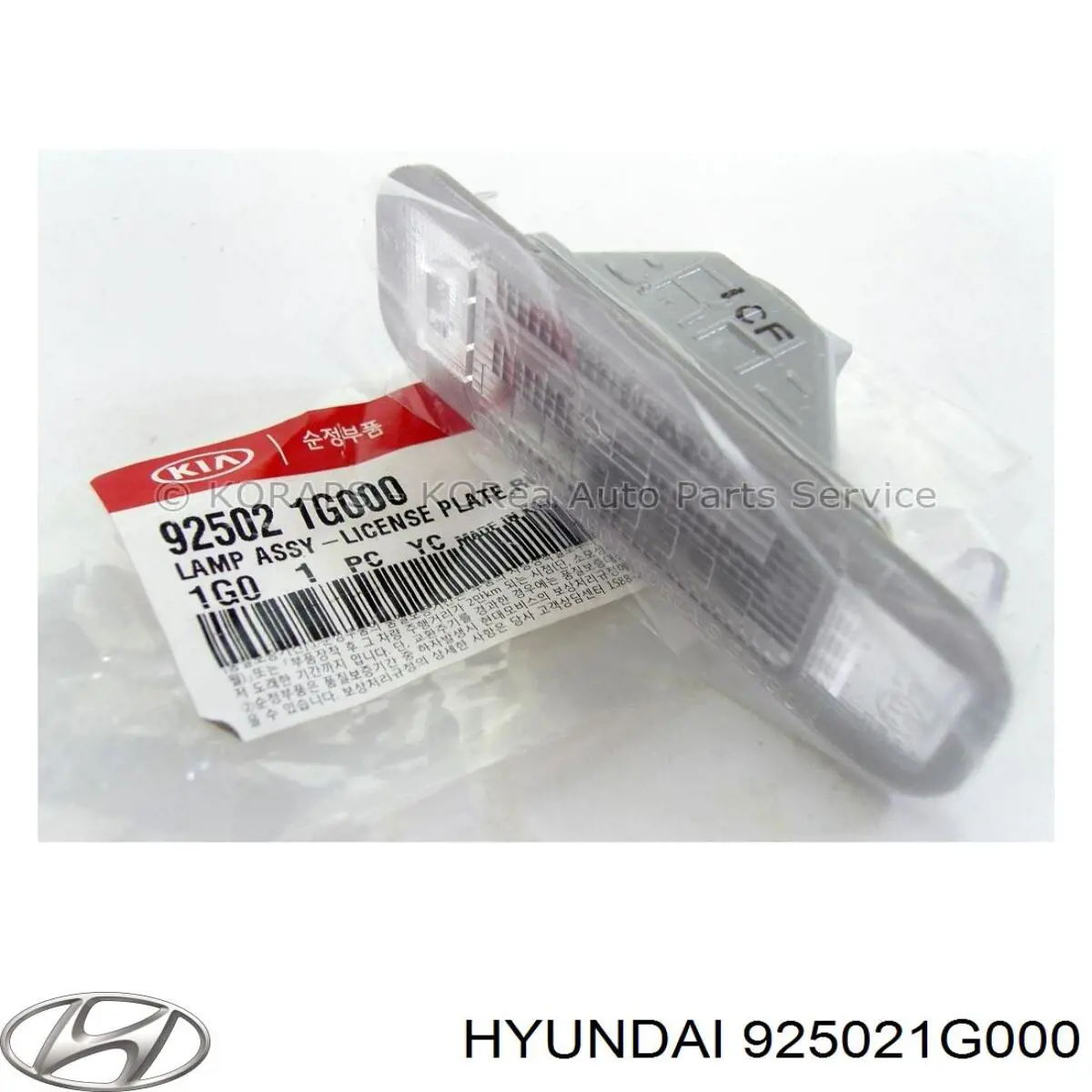 925021G000 Hyundai/Kia Lanterna da luz de fundo de matrícula traseira