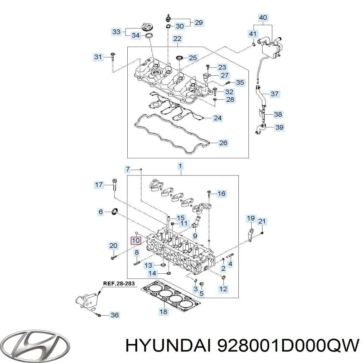 928001D000QW Hyundai/Kia 