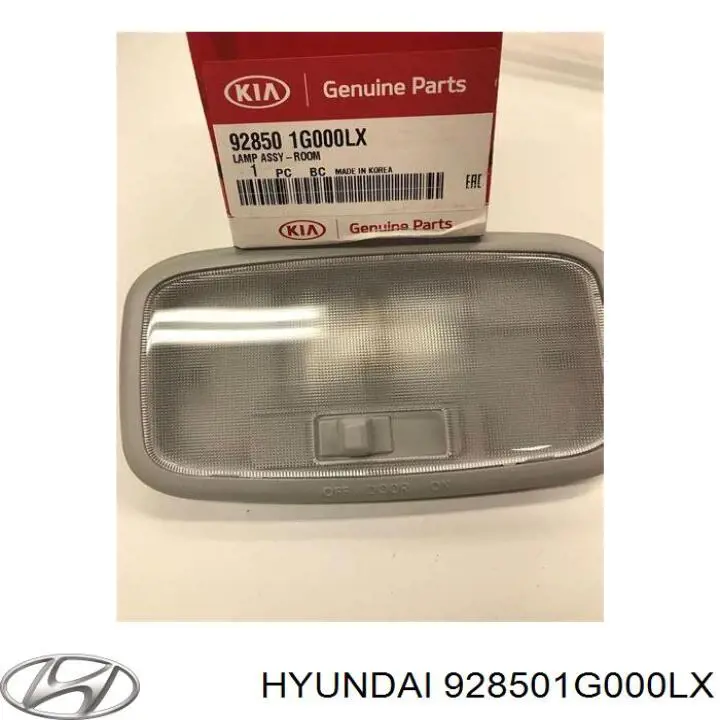 Quebra-luz de iluminação de salão (de cabina) Hyundai/Kia 928501G000LX preço, a partir de 42,56 USD