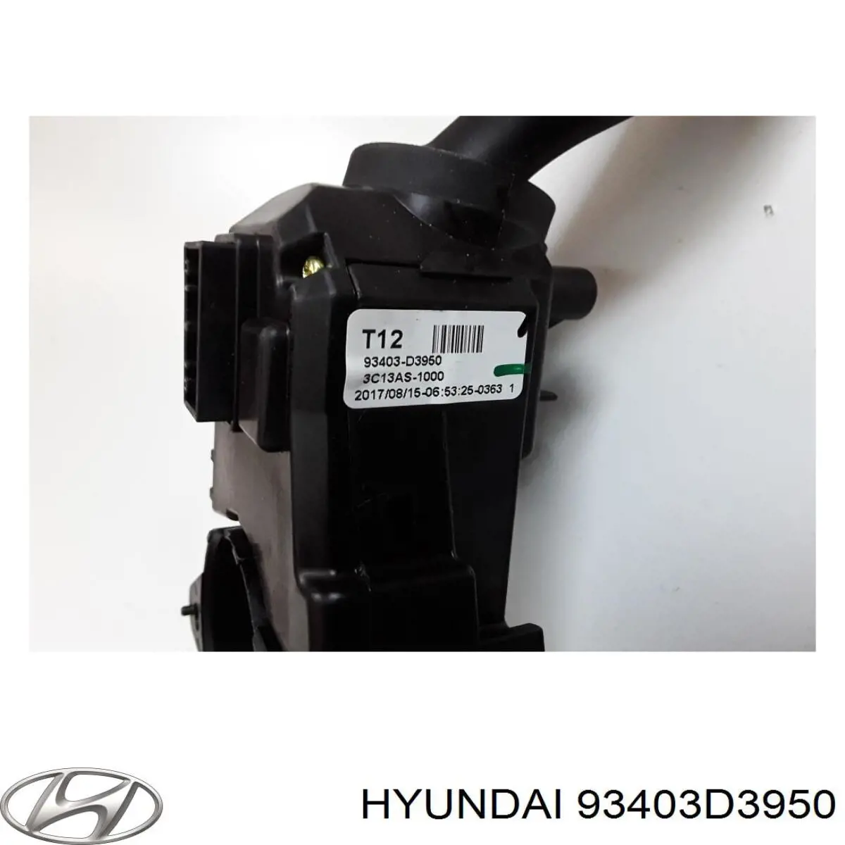 93403D3950 Hyundai/Kia Comutador instalado na coluna da direção, montado
