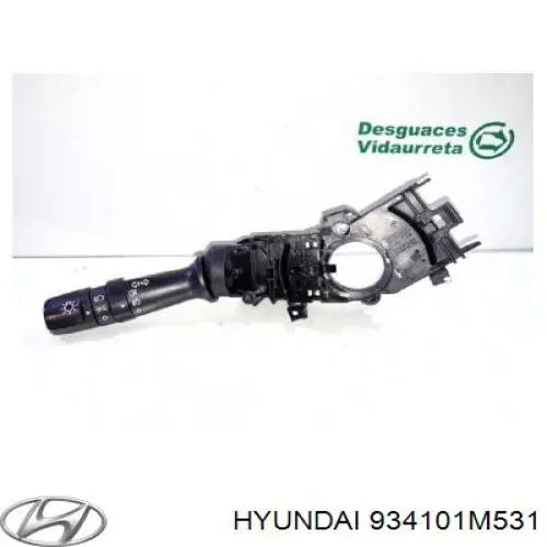 934101M531 Hyundai/Kia Comutador esquerdo instalado na coluna da direção